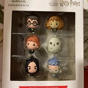 2021 Hallmark Harry Potter Wizarding World Set of 6 Mini Ornaments Hermione Ron